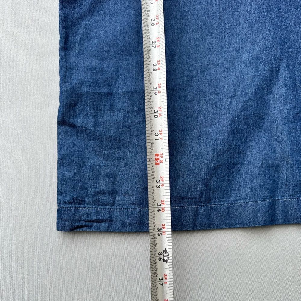 🎉5 for $45🎉 NWT Old navy dress size M denim blue - Picture 6 of 8